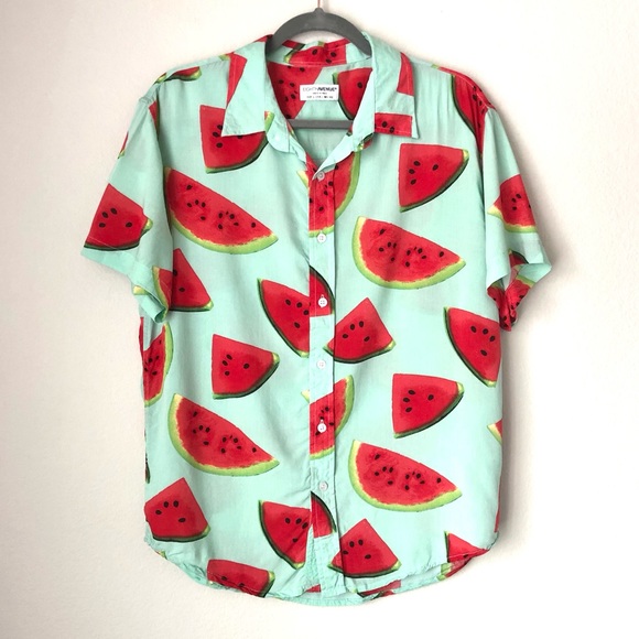 Eighth Avenue Other - \Eighth Avenue\• Men’s Watermelon Print Button Down